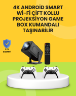 HCS350pro Android 11 İşletim Sistemli Mini Projektör - Görsel 5