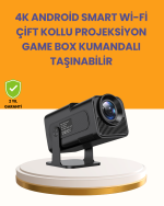HCS350pro 1080P Full HD Taşınabilir Android Projektör - Görsel 5