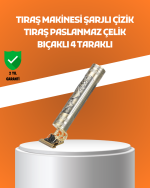 4 Başlıklı Suya Dayanıklı Saç Kesme Makinesi - Görsel 5