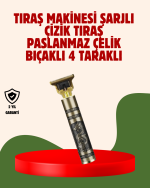 USB Şarjlı Kablosuz Saç Kesme Cihazı - Görsel 5