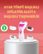 4 Başlıklı Kablosuz Şarjlı Epilasyon Cihazı - Görsel 5