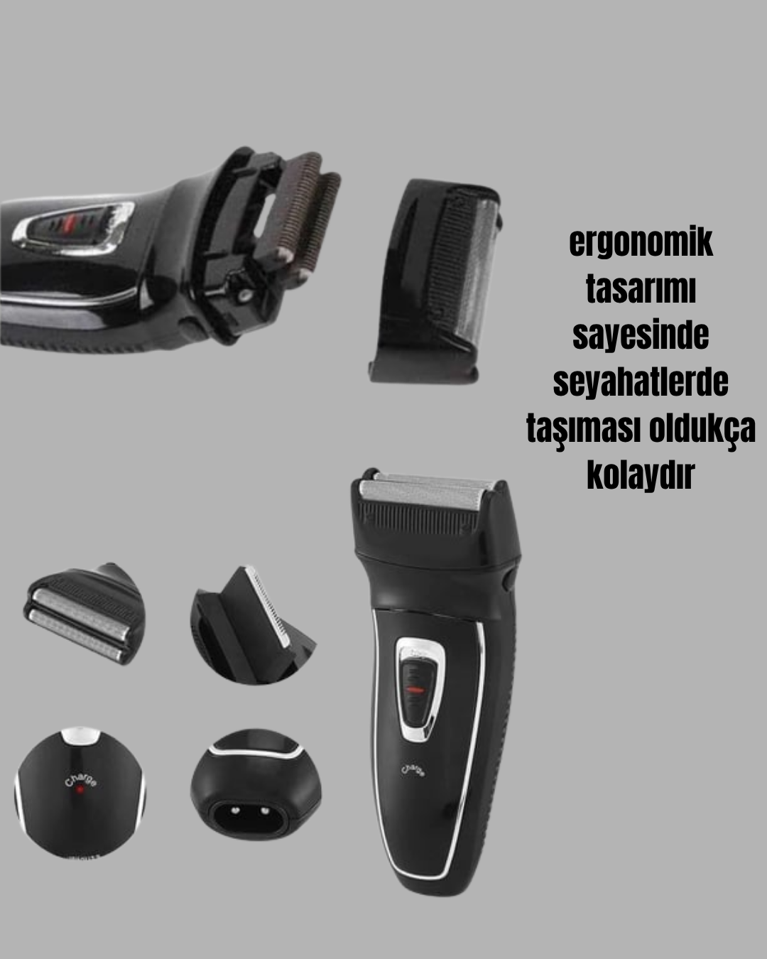 1211111_7-19.png Kablosuz Kuru Tıraş Makinesi Folyo Başlıklı - Görsel 1