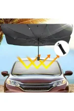 Citroen C3 Aircross, Peugeot 3008, Skoda Kamiq, Seat Ateca, Hyundai Kona Uyumlu Oto Şemsiye - Görsel 5