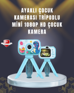 2 inç Ekranlı Çocuk Kamerası – Çizgi Film Efektli ve Müzik Çalar Özellikli - Görsel 5