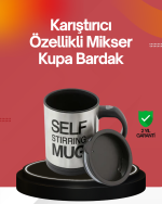 Kendi Kendini Karıştıran Termos Kupa | Güçlü Motor ve Çift Katmanlı Isı Koruma - Görsel 5