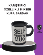 Toz İçecekler İçin Hızlı Karıştırma Özellikli Termos Kupa - Görsel 5