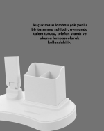 Göz Koruyucu LED Okuma Lambası | Titreşimsiz Işık, Kalemlik ve Stand Fonksiyonlu - Görsel 3