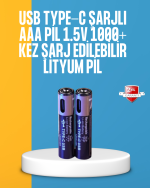 1200mWh Kapasiteli Lityum AAA Pil – Düşük Enerji Tüketen Cihazlar İçin Maksimum Dayanıklılık - Görsel 5