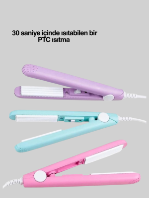 2’si 1 Arada Saç Düzleştirici ve Bukle Maşası – Düz ve Kıvırcık Saçlara Uygun Çok Yönlü Kullanım