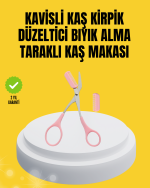 Kaş, Kirpik ve Tırnak Çevresi Temizliği İçin Çok Fonksiyonlu Makas - Görsel 5