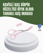 Hassas Kesim İçin Kavisli Yüz Bakım Makası - Görsel 5