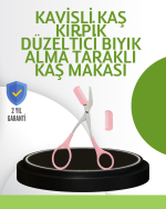 Taşınabilir Kaş ve Kirpik Düzenleme Makası – Ergonomik Tasarım - Görsel 5