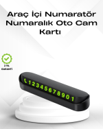 Fosforlu Işıltı ile Araç İçi Telefon Numaratörü – Güvenli Parkın Anahtarı - Görsel 5