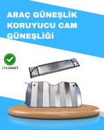 Katlanabilir Alüminyum Araç Güneşliği – UV Koruma ve Klima Tasarrufu Bir Arada - Görsel 5