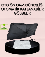 UV Korumalı Şemsiye Tipi Oto Güneşliği - Geniş Araç Uyumu - Görsel 5