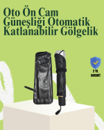 Katlanabilir Oto Güneşlik - 125x65 cm - Görsel 5