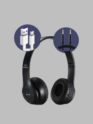 Kablolu & Kablosuz Kullanım Seçeneği Sunan Stereo Bluetooth Kulaklık