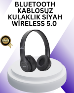 Bluetooth 5.0 Kablosuz Kulak Üstü Kulaklık | Stereo Ses ve Katlanabilir Tasarım - Görsel 5