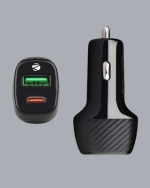 Kompakt Tasarımlı Type-C + USB Girişli Araç Şarj Başlığı - Görsel 3