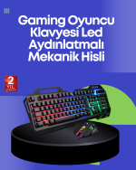 PG8018 LED Aydınlatmalı Mekanik Klavye Mouse – Oyunlarda Üstün Performans - Görsel 5