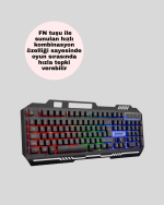 PG8018 LED Aydınlatmalı Mekanik Klavye Mouse – Oyunlarda Üstün Performans