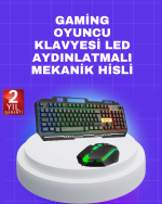Gaming Klavye Mouse – Çatışmasız Tuş, Hızlı Tepki Süresi - Görsel 5