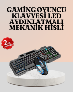 RGB Aydınlatmalı Oyuncu Klavye Mouse – Mekanik Hissiyat, Maksimum Kontrol - Görsel 5