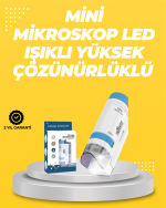 Taşınabilir LED Işıklı Cep Mikroskop – 80X–200X Büyütme - Görsel 5