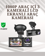 TA-01 1080P Ön 720P Arka ve İç Kamera Sistemli DVR - Görsel 5