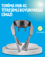 VNB-01 Titreşimli Boyun Masaj Aleti Gri Renk - Görsel 5