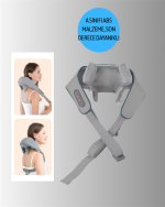 VNB-01 Titreşimli Boyun Masaj Aleti Gri Renk - Görsel 4