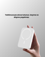 MagSafe Manyetik Powerbank – iPhone İçin Hızlı, Kablosuz ve Güvenli Şarj - Görsel 4