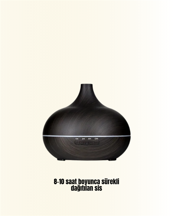 1211432_550-ml-ultrasonik-yag-difuzoru-ve-sog-a580f.png Sessiz Çalışan Aromaterapi Difüzörü – 4 Zaman Ayarlı, 7 Renkli Işık Seçeneği - Görsel 1