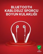 Boyun Askılı Kablosuz Kulaklık – Uzun Süreli Batarya Performansı - Görsel 5