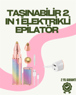 8000 RPM Taşınabilir Epilatör – Kaş Düzeltici ve Dudak Epilatörlü Pille Çalışan - Görsel 5
