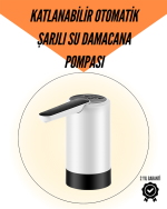 Şarjlı Su Pompası 8000mAh | Cam Damacana Uyumlu | Tek Tuşla Kontrol | USB Şarjlı Otomatik Dolum - Görsel 5