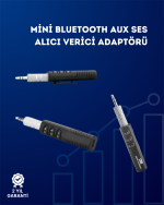 Kablolu Hoparlör ve Kulaklıklar İçin Bluetooth Adaptör | Mini Boy, Klipsli, Taşınabilir - Görsel 5