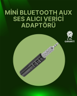 Bluetooth 4.1 Ses Alıcısı | 3.5mm Girişli Hoparlör & Kulaklıklar İçin Kablosuz Dönüştürücü - Görsel 5