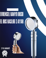 Dayanıklı ve Ergonomik Tasarımlı Ayarlanabilir El Duş Başlığı - Görsel 5