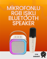 Yüksek Performanslı Kablosuz Karaoke Hoparlör - Görsel 5