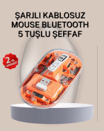 Çift Modlu Fare – USB Alıcılı ve Bluetooth Bağlantılı - Görsel 5