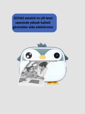 64GB TF Kart Destekli Çoklu Dil Seçeneği Sunan Anında Baskı Kamera