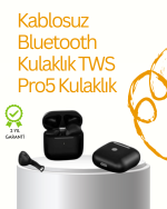 TWS Pro 5 Bluetooth Kulaklık – Gelişmiş Ses Teknolojisi ve Uzun Batarya Ömrü - Görsel 5