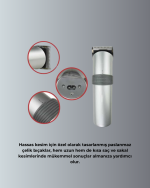 Şarjlı ve Kablosuz Tıraş Makinesi – Her Yerde Rahat Kullanım - Görsel 2