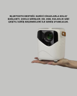 Ultra HD Çözünürlüklü Taşınabilir Projektör – 1920x1080 Piksel Görüntü Kalitesi - Görsel 4