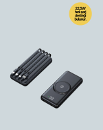 iPhone ve Android Uyumlu 10000mAh Powerbank – Hem Kablolu Hem Kablosuz - Görsel 3