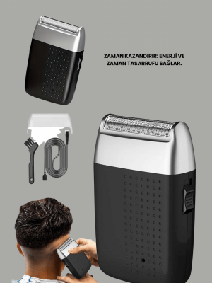 Evde Kişisel Bakımın Yeni Yolu – Kompakt ve Ergonomik Tıraş Makinesi