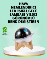Projektör ışığı bulunan USB bağlantılı mini aromaterapi destekli hava nemlendirici - Görsel 5