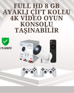 Taşınabilir Çok Fonksiyonlu Projeksiyon – Oyun, Sunum, Netflix ve Eğitim İçin - Görsel 5