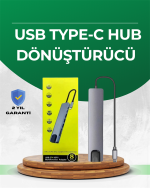 Type‑C Dönüştürücü – 2×USB3.0, SD/MS, 4K HDMI & RJ45 ile Profesyonel Kullanım - Görsel 5